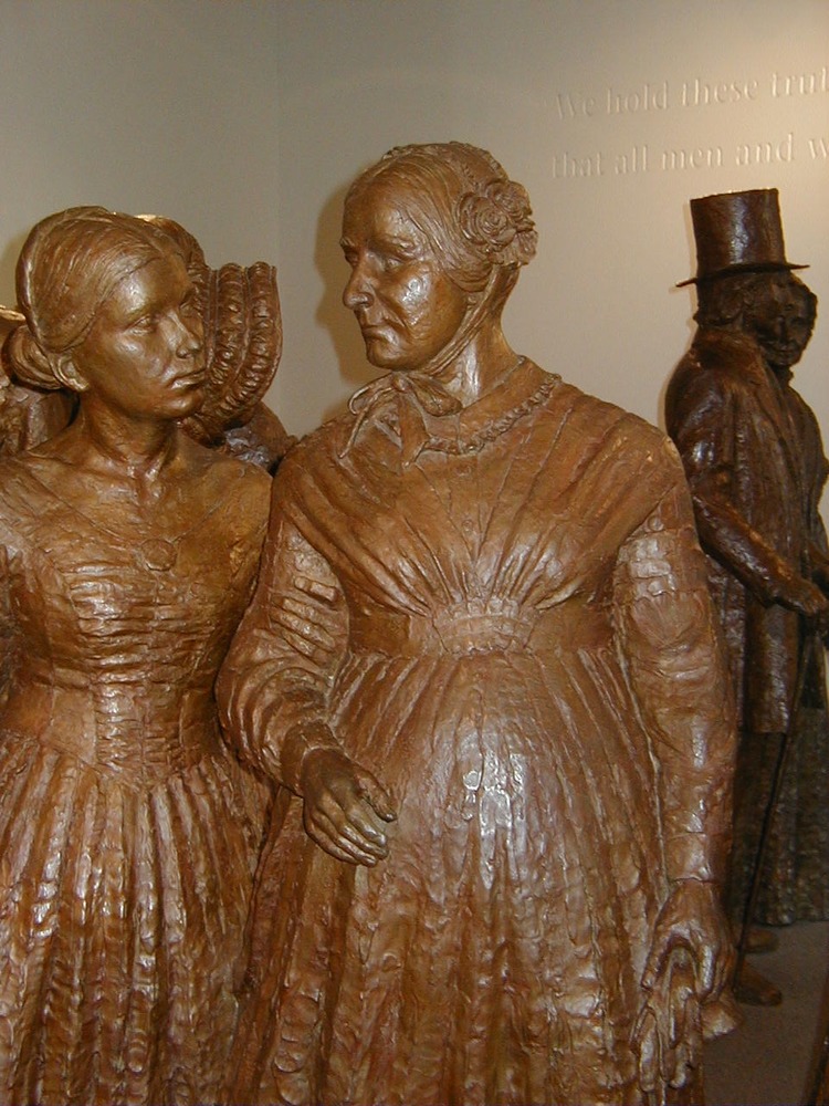 First Wave Statue Exhibit - Women's Rights National Historical Park (U.S. National Park Service)