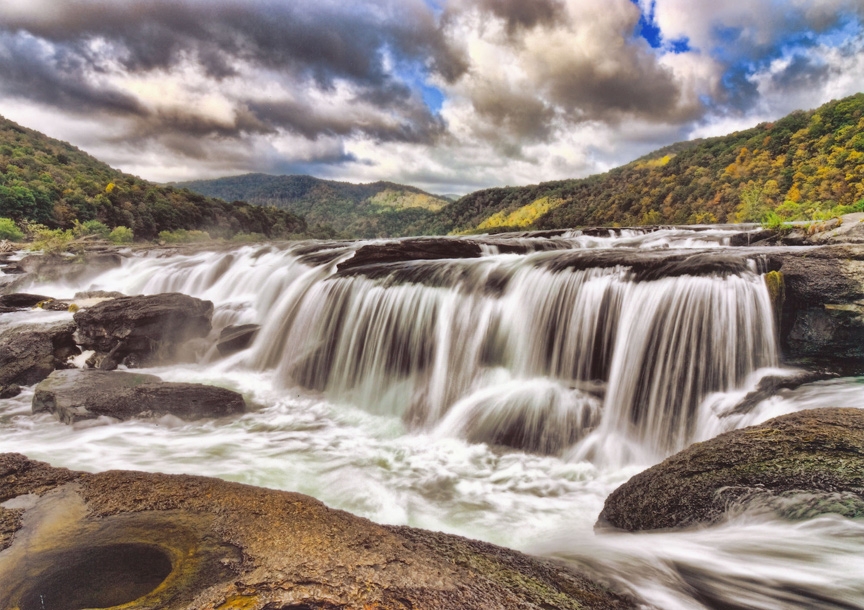 Sandstone Falls New River Gorge National Park And Preserve U S National Park Service