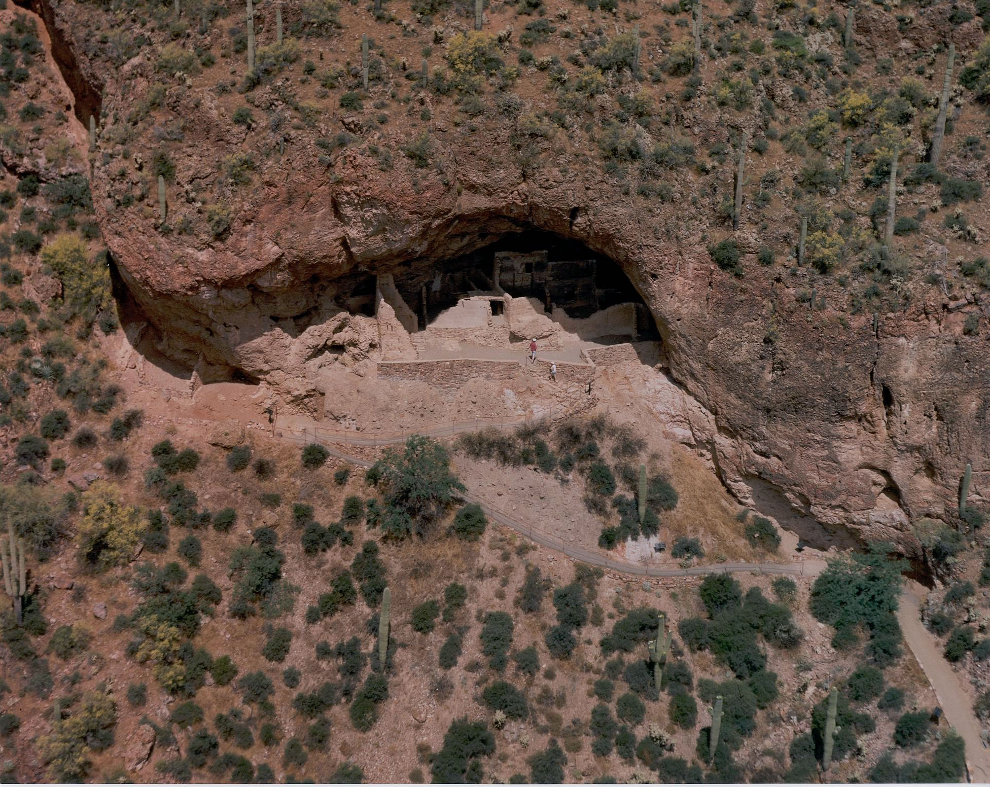 Aerial View of the Lower Cliff Dwelling