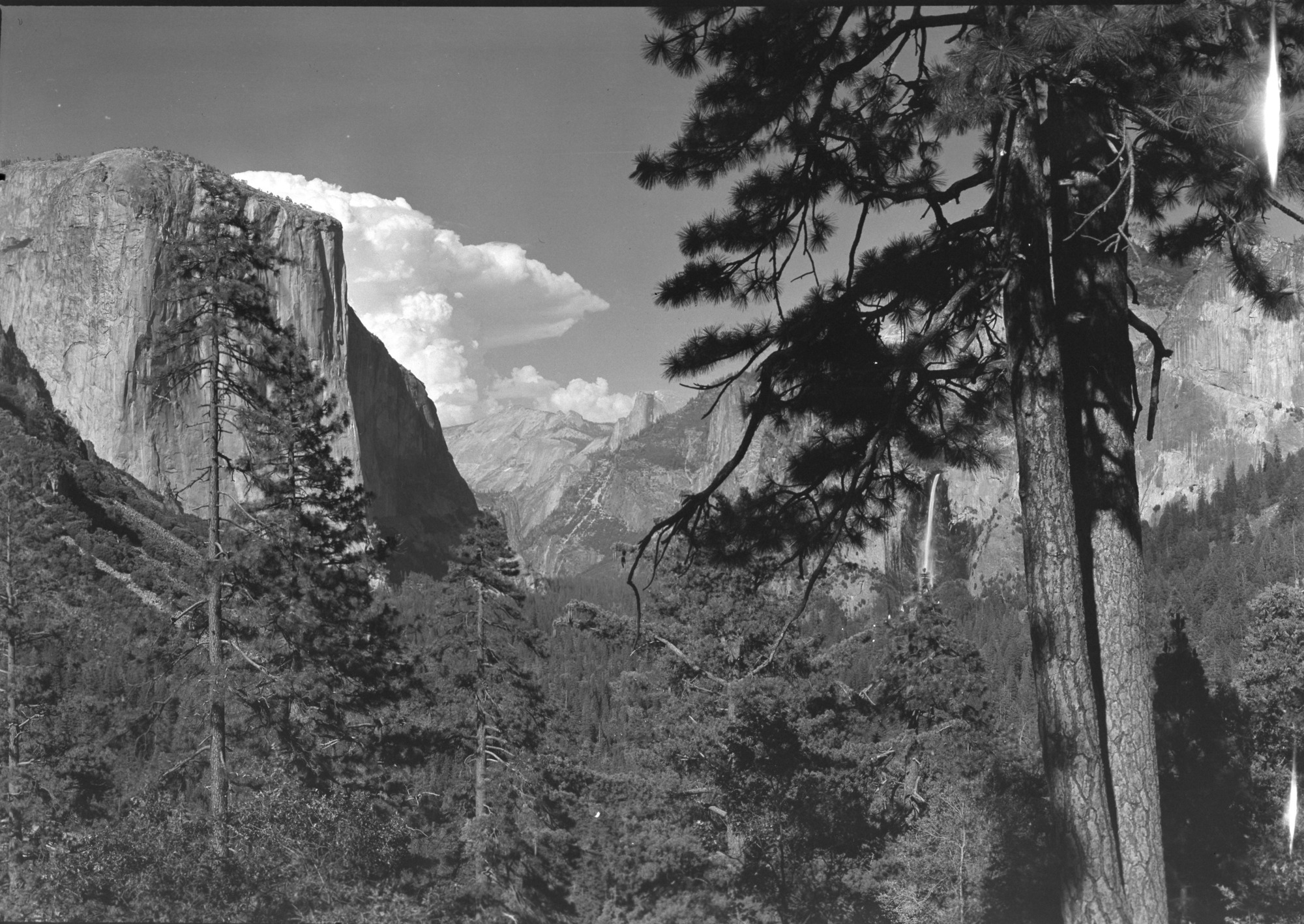 Yosemite Valley from Wawona Road.