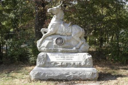 First Wisconsin Cavalry monument