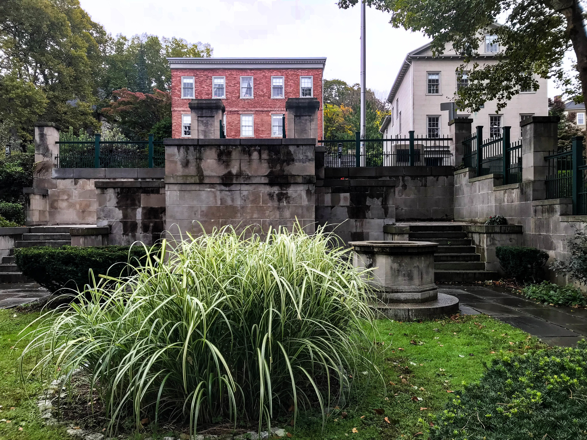Garden in a downtown area