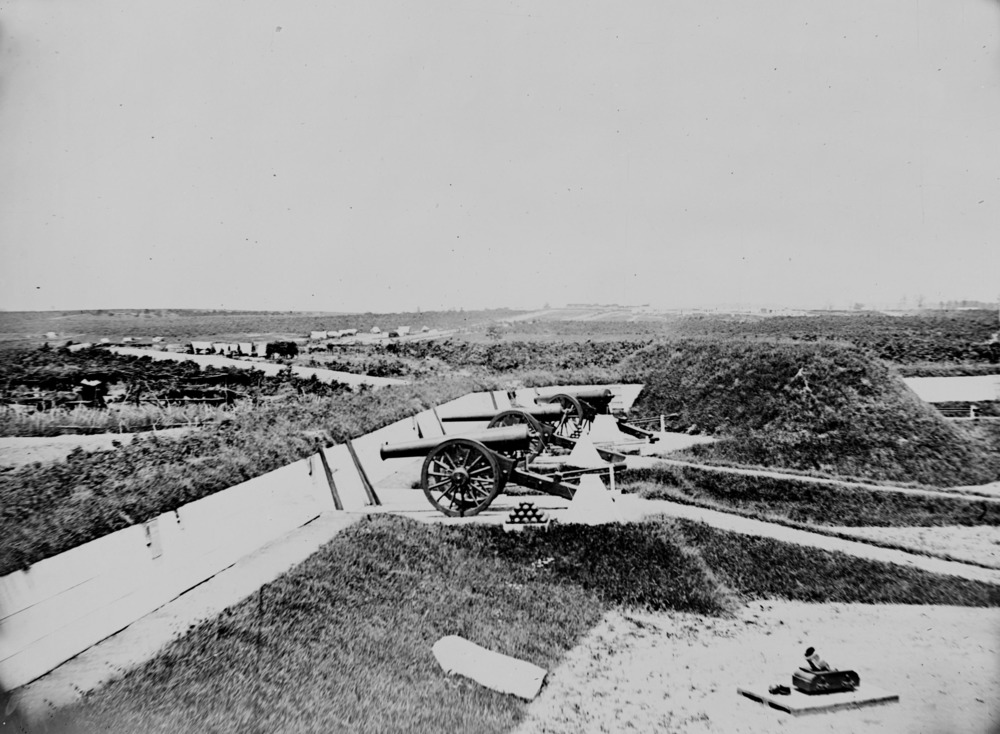 Battery Carroll overlooking the Eastern Branch (Anacostia) river