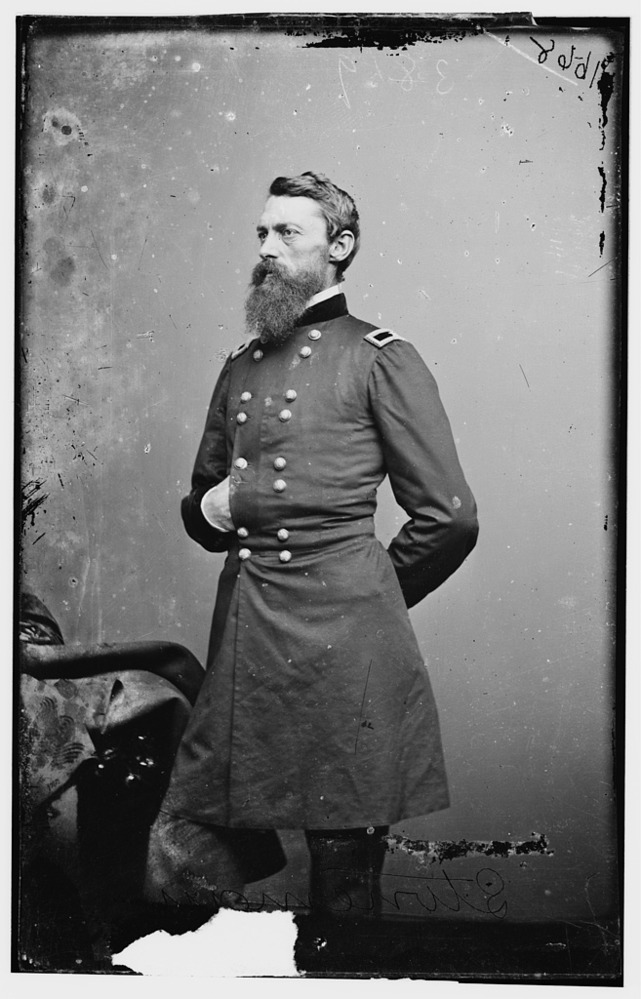 General George Stoneman was a Union cavalry general during the American Civil War. During the war Giesboro point and the area now known as Shepherd Parkway was known as “Stoneman’s Camp”.