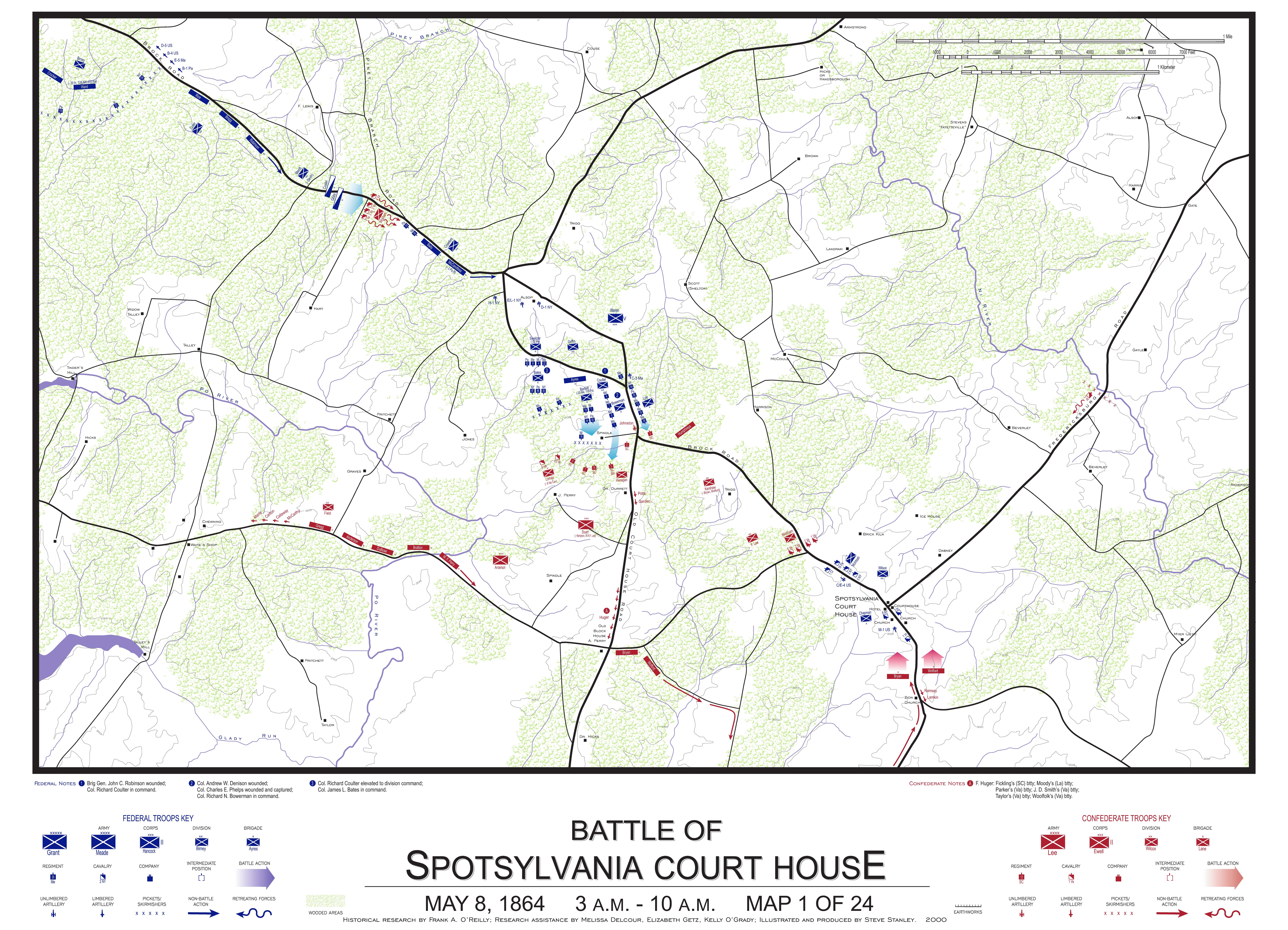 Spotsylvania Troop Movements
