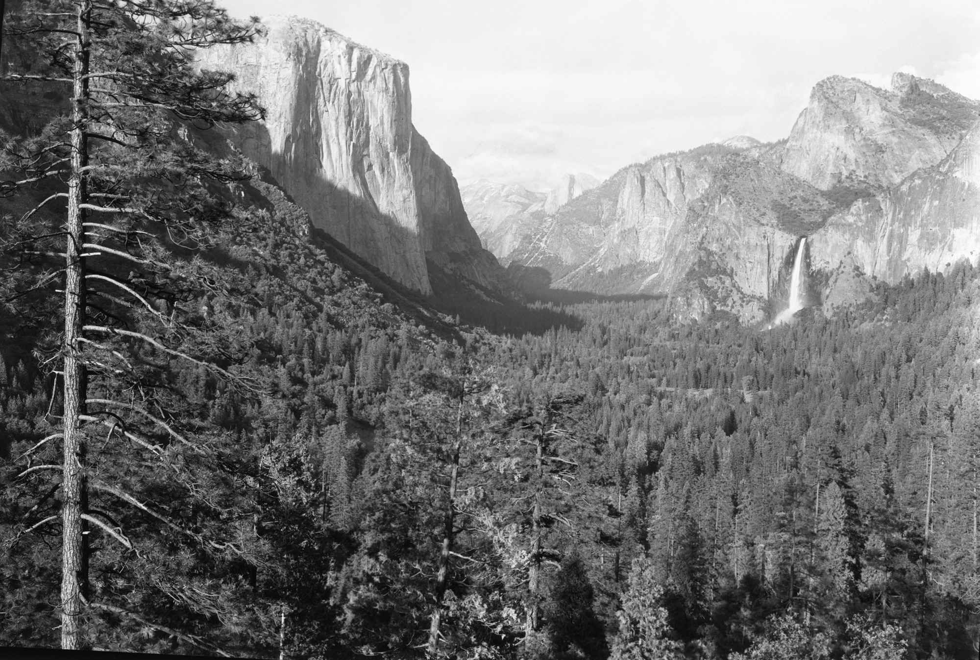 Yosemite Valley from Tunnel Parking Area.