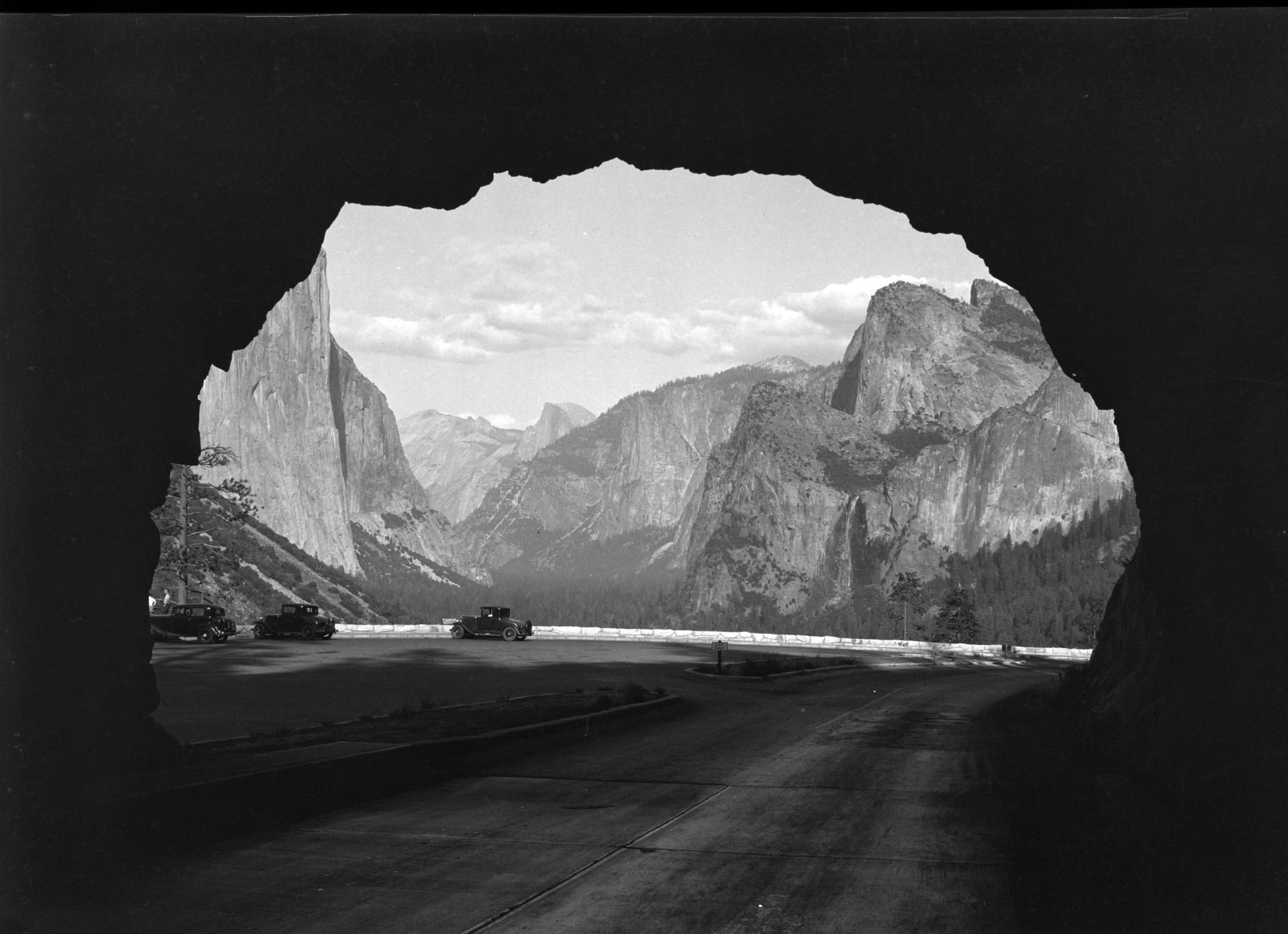 View from East portal of the Wawona Tunnel.