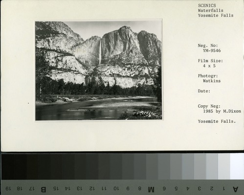 Yosemite Falls. Copied 1985 by Michael Dixon.