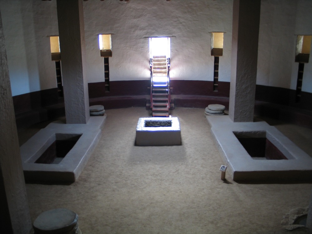 This is the great kiva found at Aztec Ruins | New Mexico National Parks