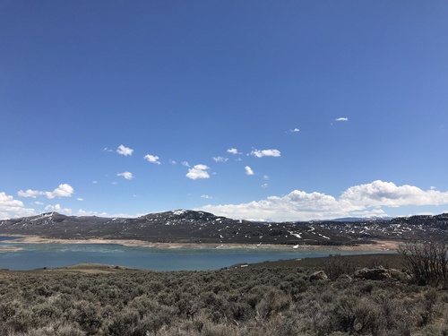 Sapinero Basin of Blue Mesa looking East