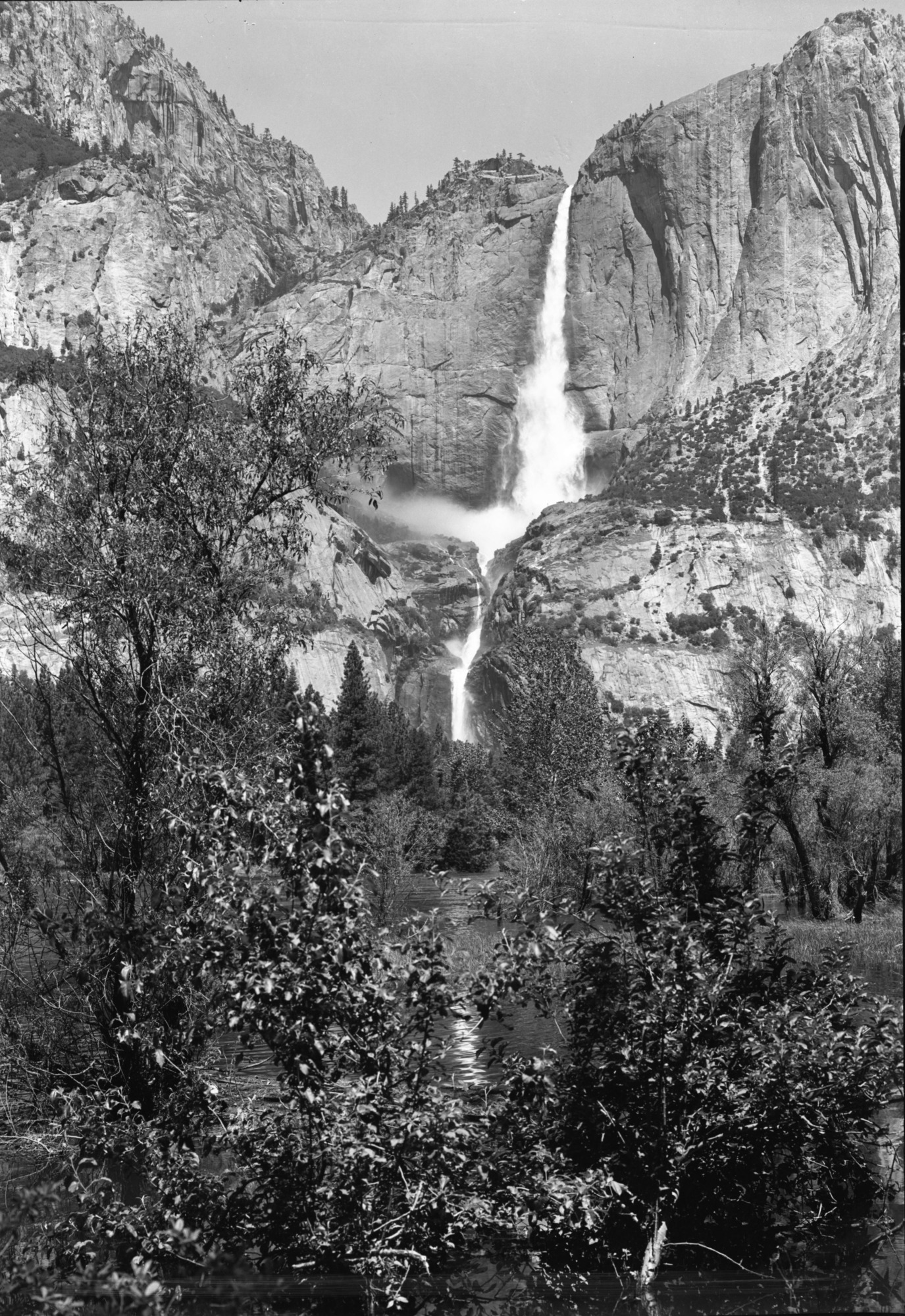 Falls from across the valley.