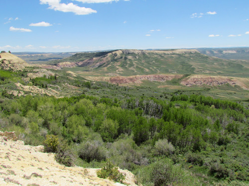 A View South from Cundick Ridge 