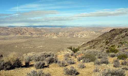 View toward Hidden Valley from Ryan Mountain