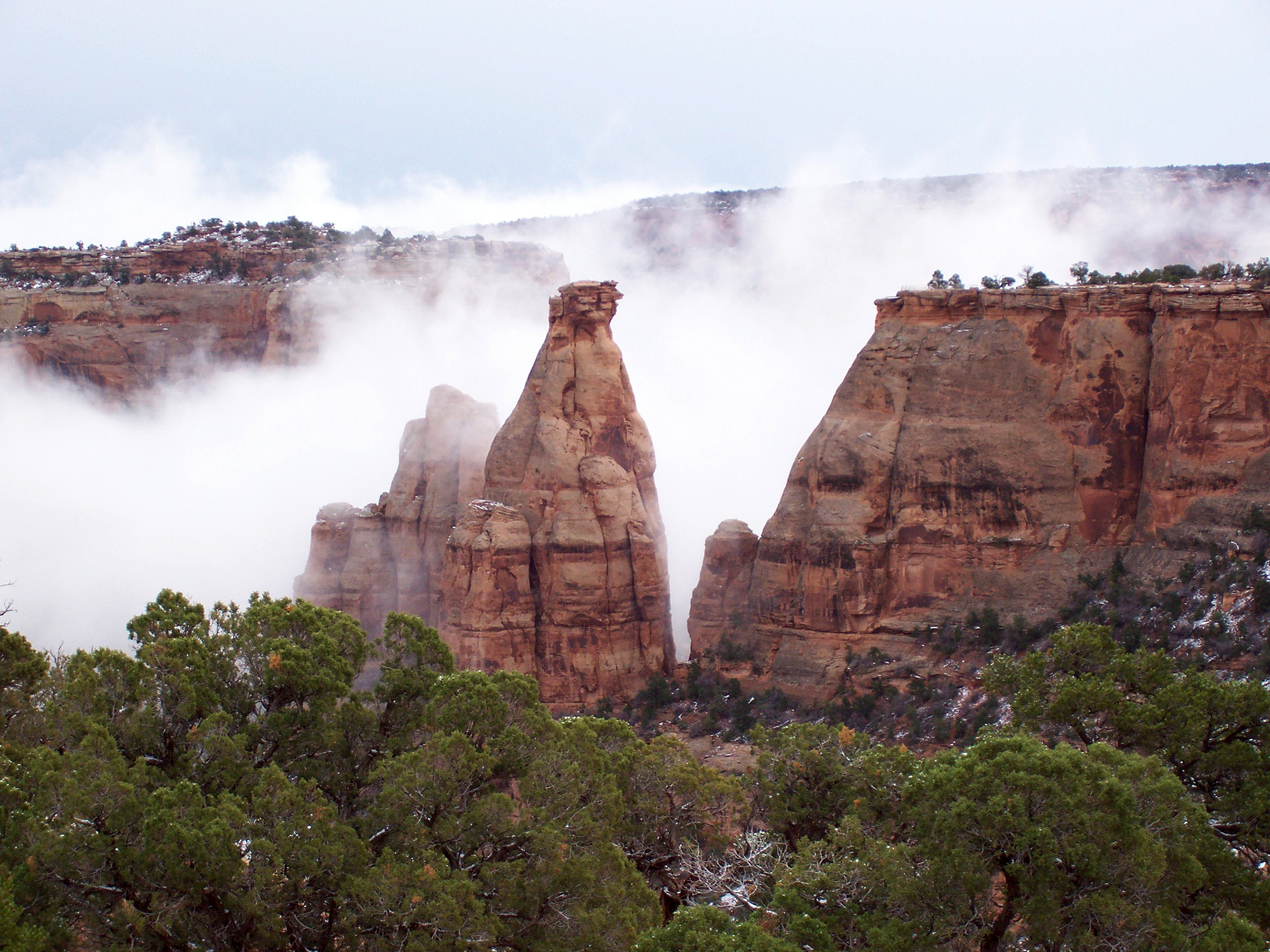 Rock formation at Colorado National Monument.