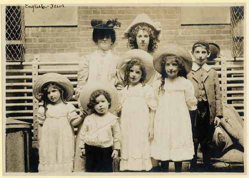 Family posing for a photo 