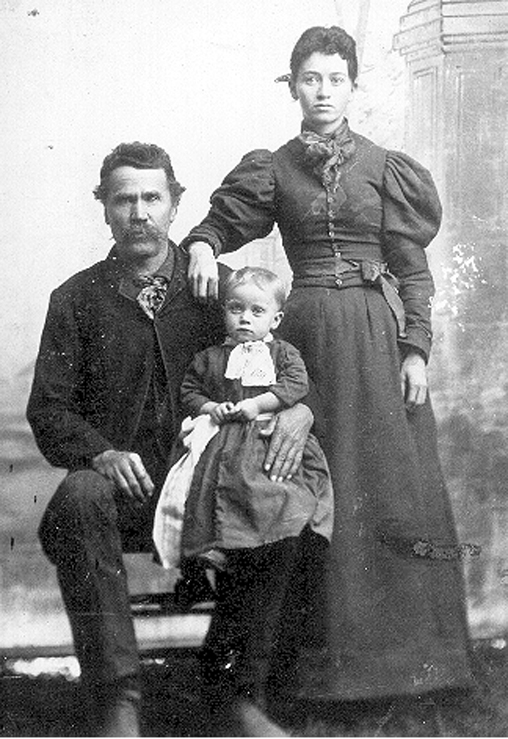 Nels Johnson and family