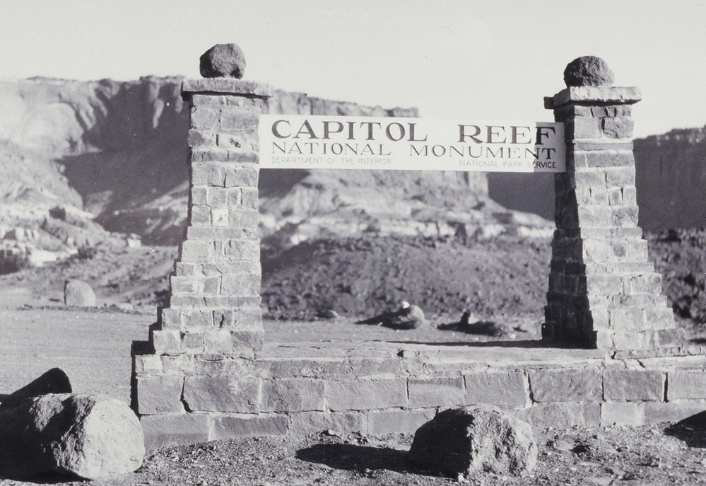 National Monument Entrance Sign