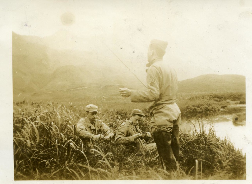 Men fishing