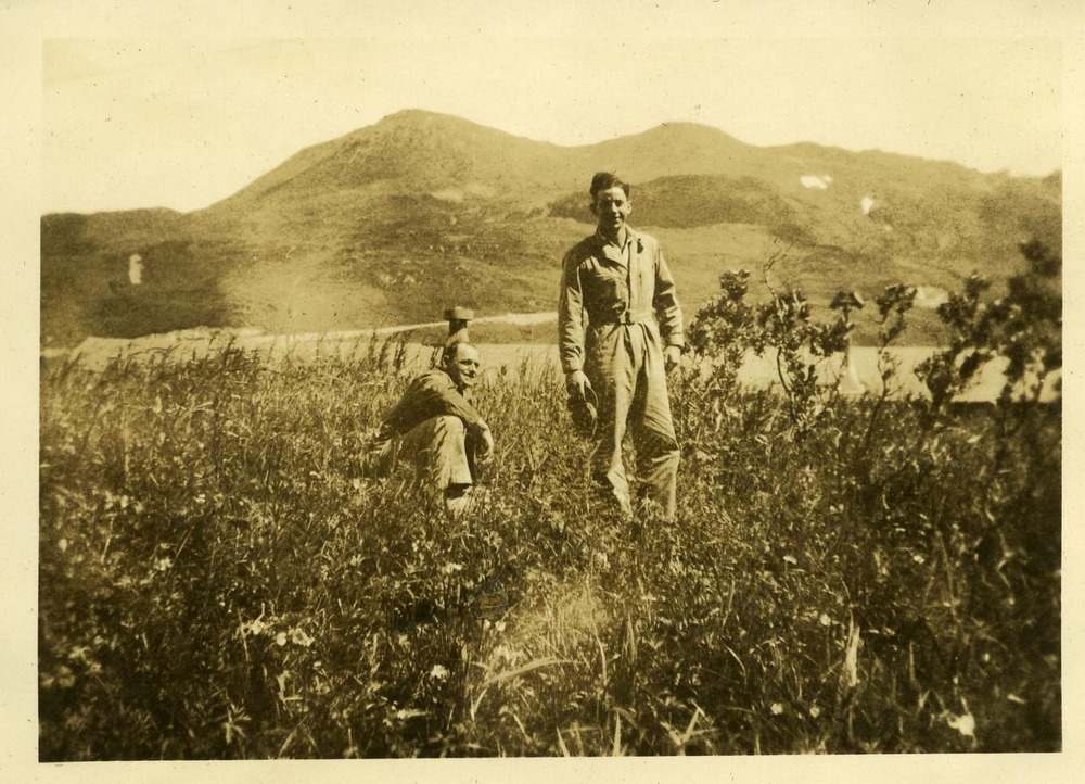 Men oustide in field