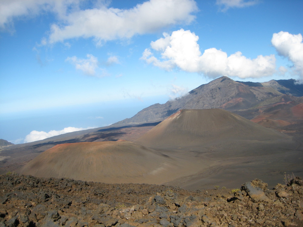 View of Haleakalā Crater from Sliding Sands