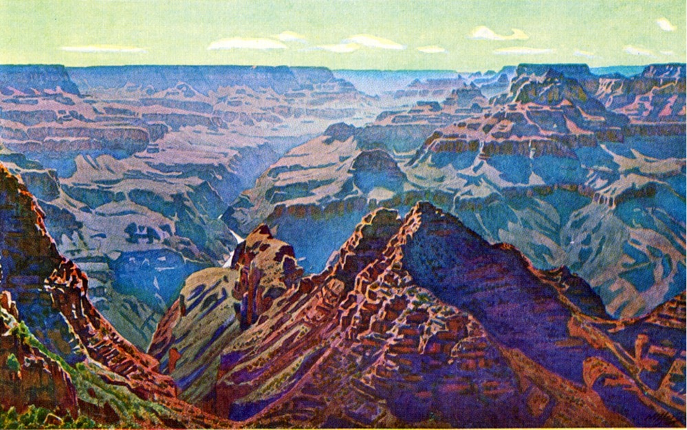 Grand Canyon Nat Park: Widforss Postcard H4488