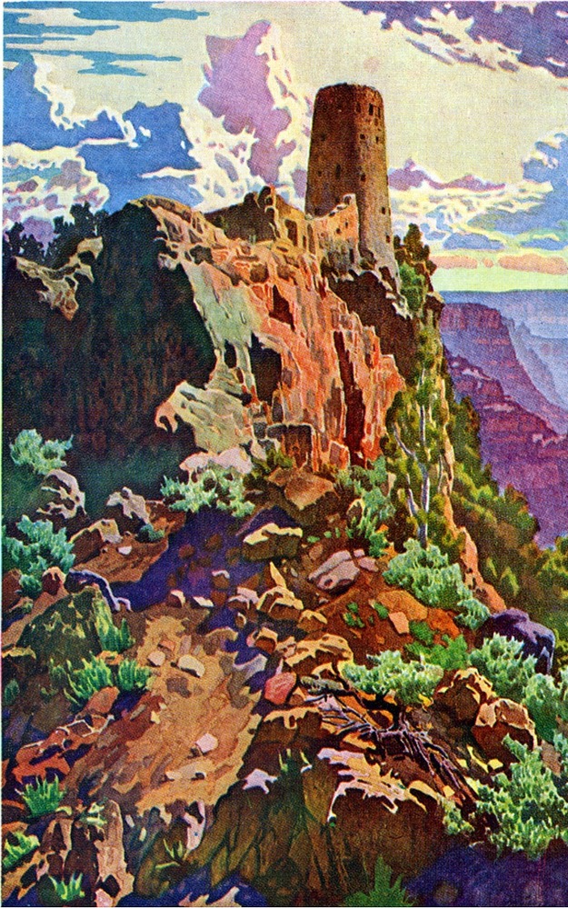 Grand Canyon Nat Park: Widforss Postcard H4480