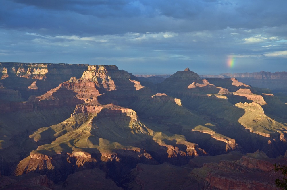 Grand Canyon National Park: Shoshone Point Rainbow 