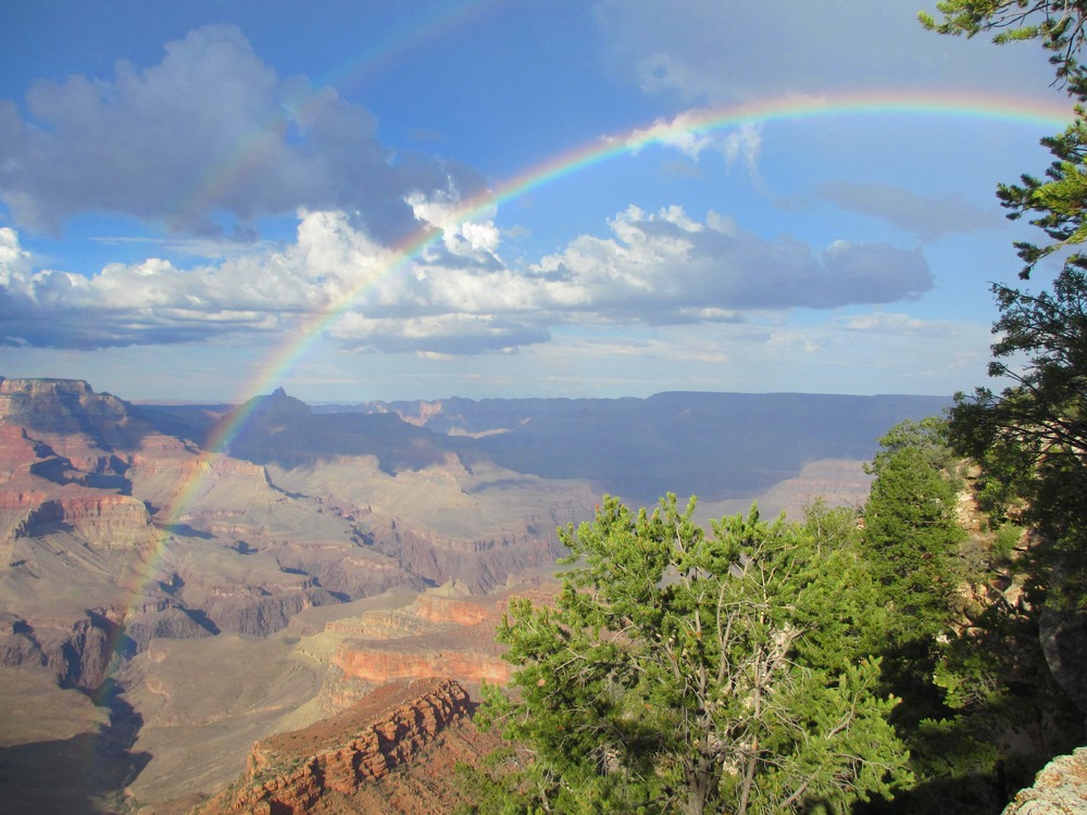 Grand Canyon National Park: Shoshone Point Rainbow