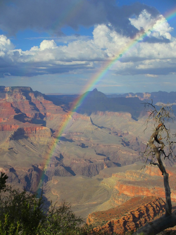 Grand Canyon National Park: Shoshone Point Rainbow