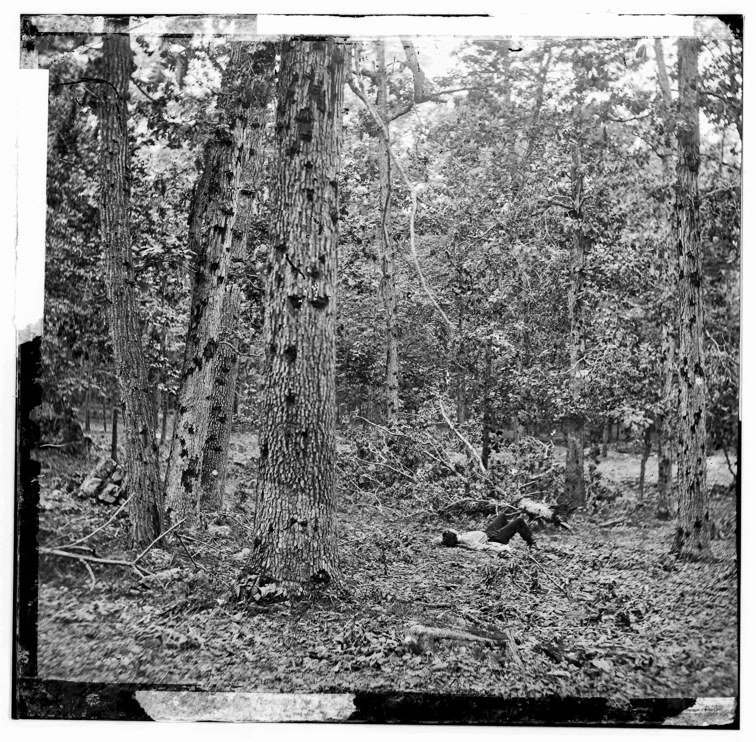 Culp's Hill - historic photographs and sketches
