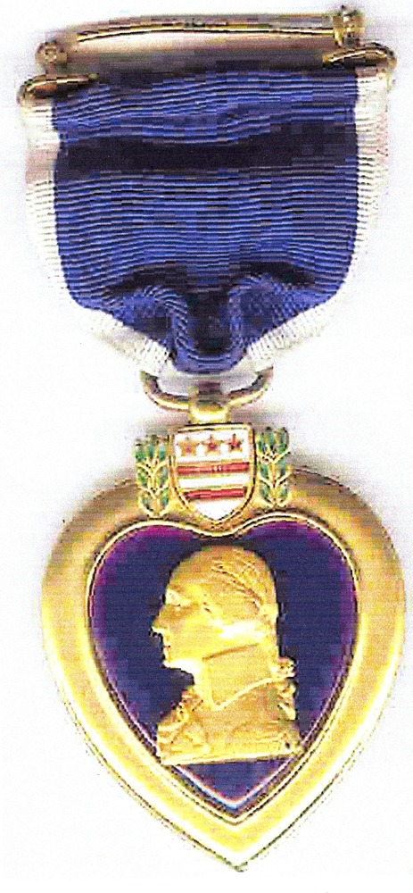 Purple Heart Combat Wounded Medal 5.5/" Sticker /'Officially Licensed/'