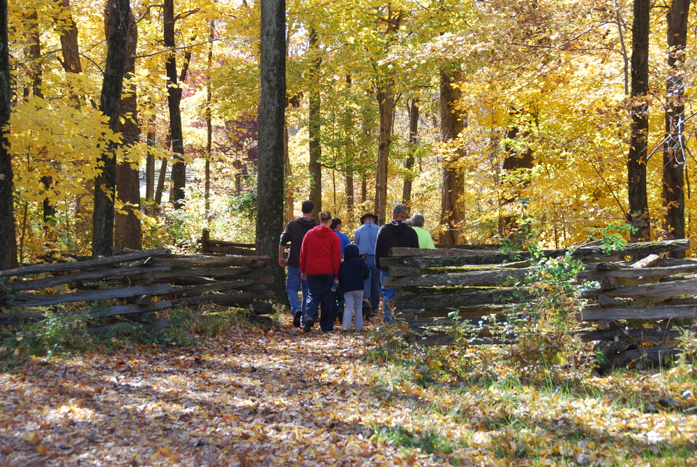 Fall Hiking in Lincoln Boyhood National Memorial