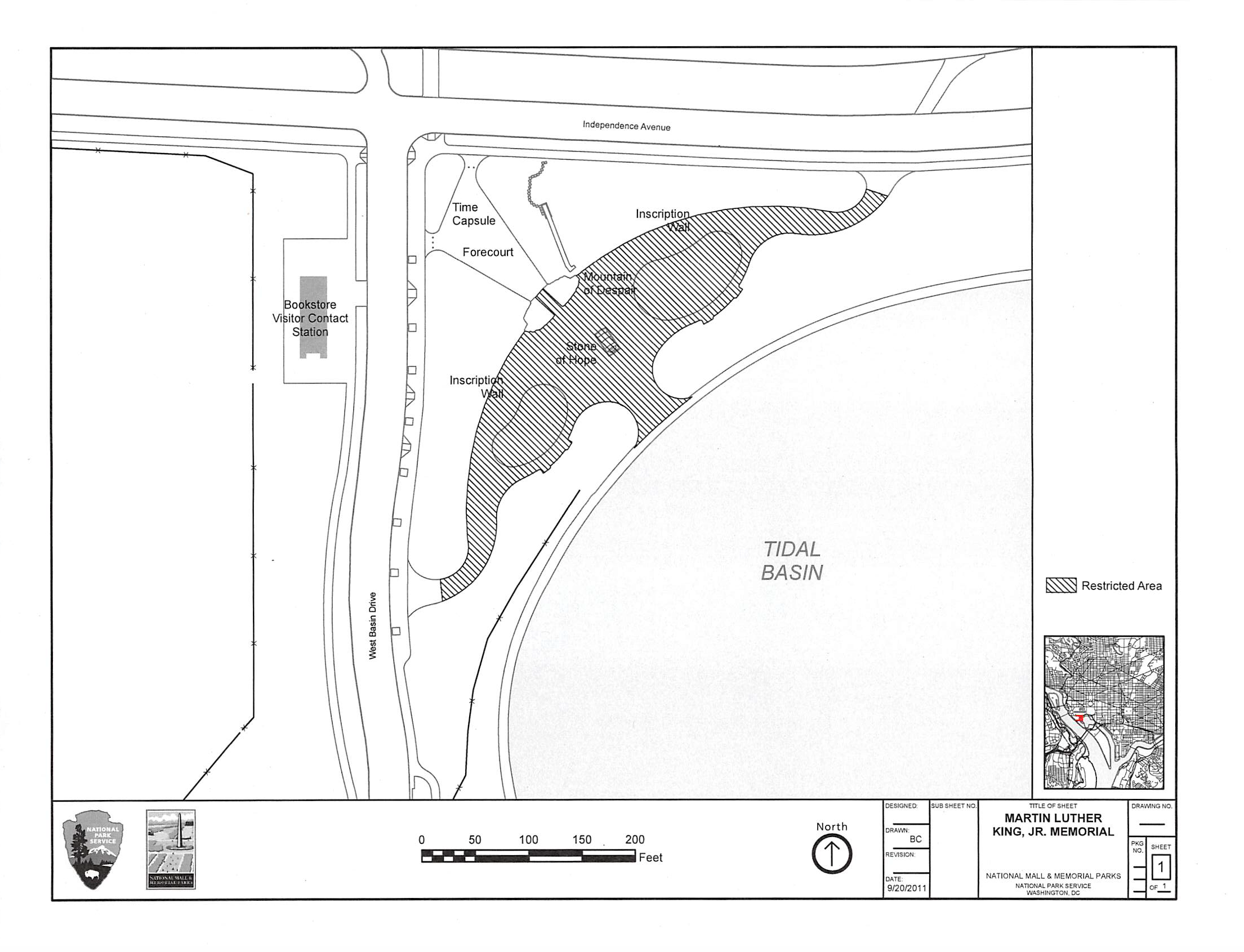 Restricted Areas for Memorials within National Mall and Memorial Parks