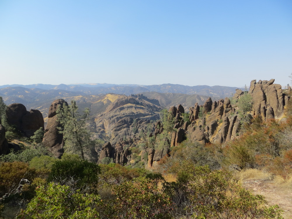 The High Peaks in the foreground and the Balconies Cliffs in the background