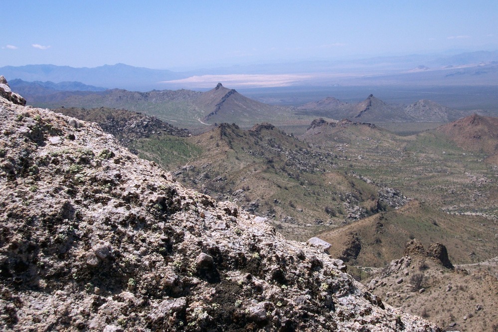 View southwest form Eagle Rocks