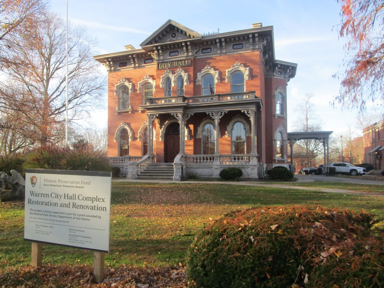 Historic Preservation Fund Project Sign Photos