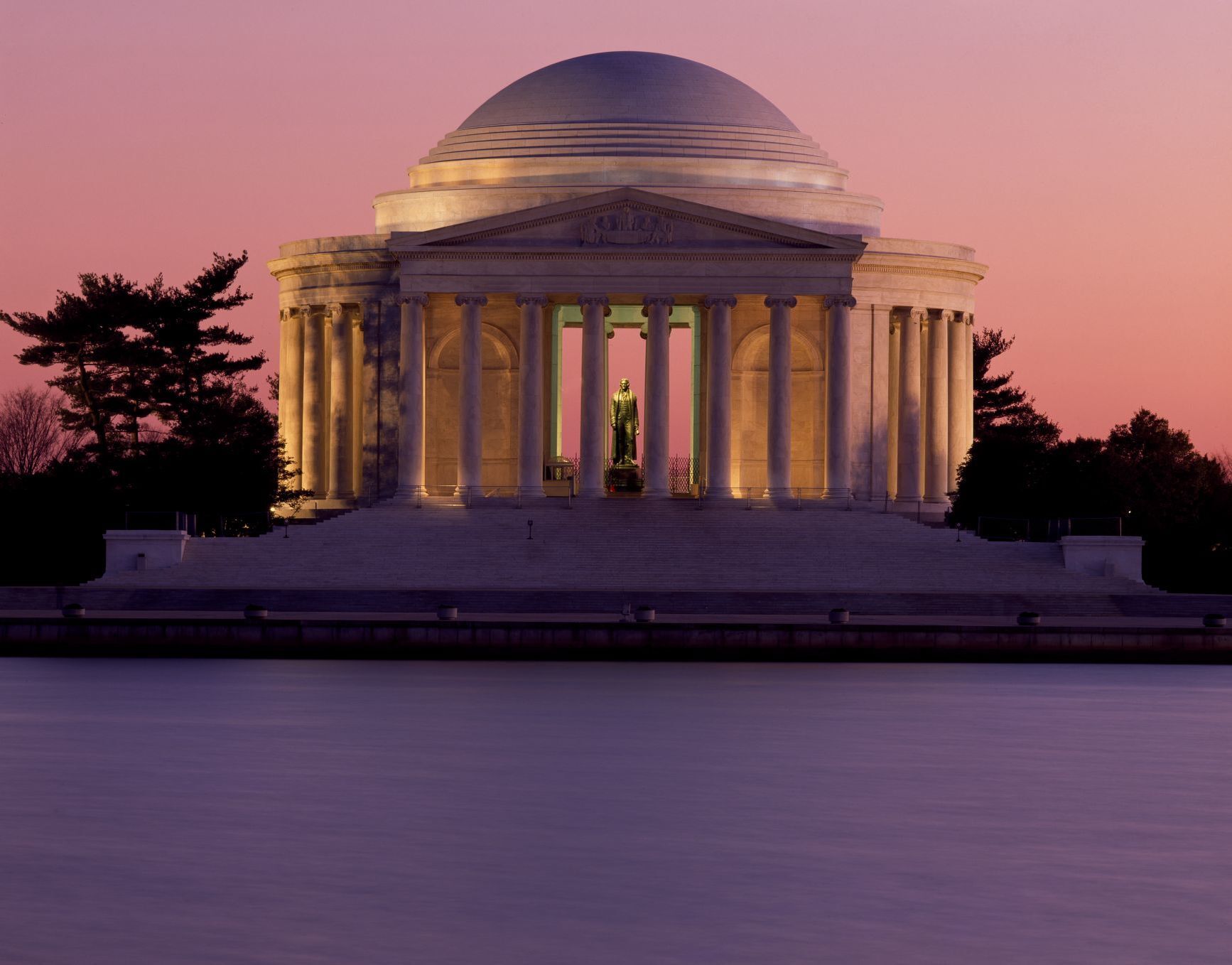 Carol Highsmith photos of the Thomas Jefferson Memorial.