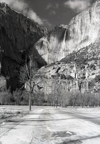 Yosemite Falls from near old village.