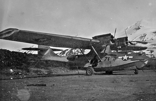 Courtesy of Walter Andersen - PBY-5A, Number 71, 1944. Attu Island, Alaska