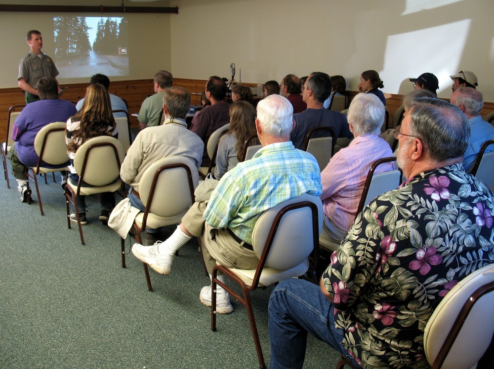 The BioBlitz for Beginners session included an indoor introduction to spider families.
