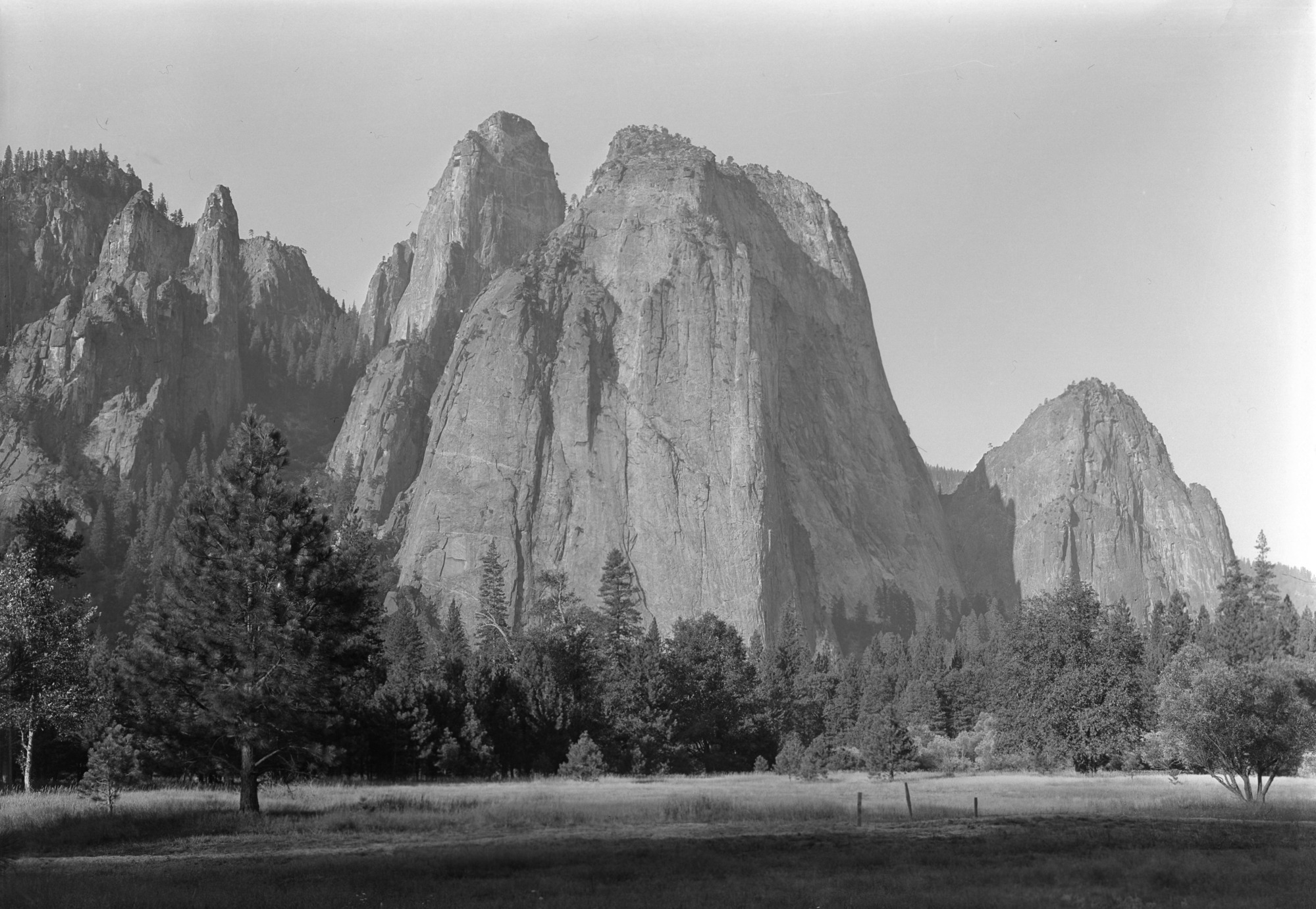 Cathedral Spires and Cathedral Rocks.