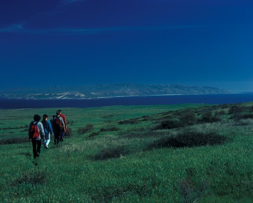 A ranger-guided interpretive hike out to Cardwell Point 