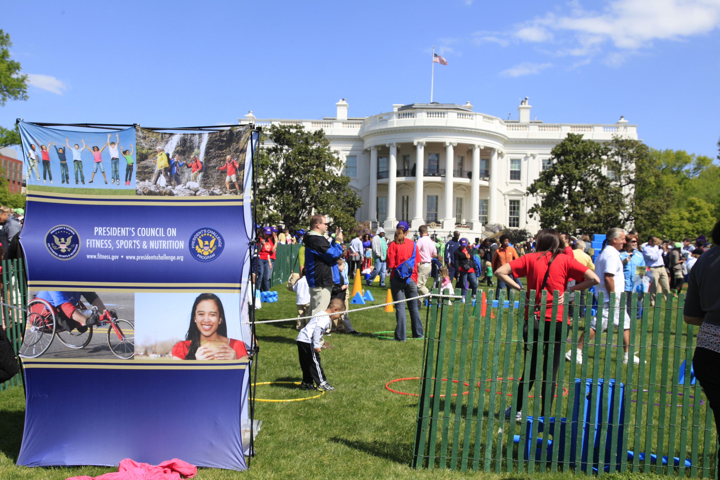The South Lawn of the White House