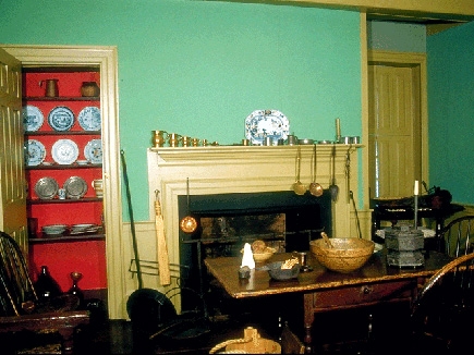 The kitchen of the Derby House was where complicated formal meals would be cooked.
