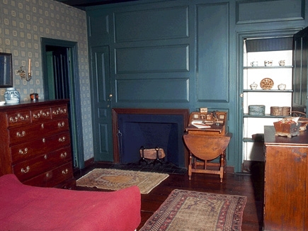 The girls bedroom in the Derby House.