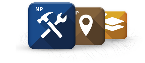 NPMap tool icons.