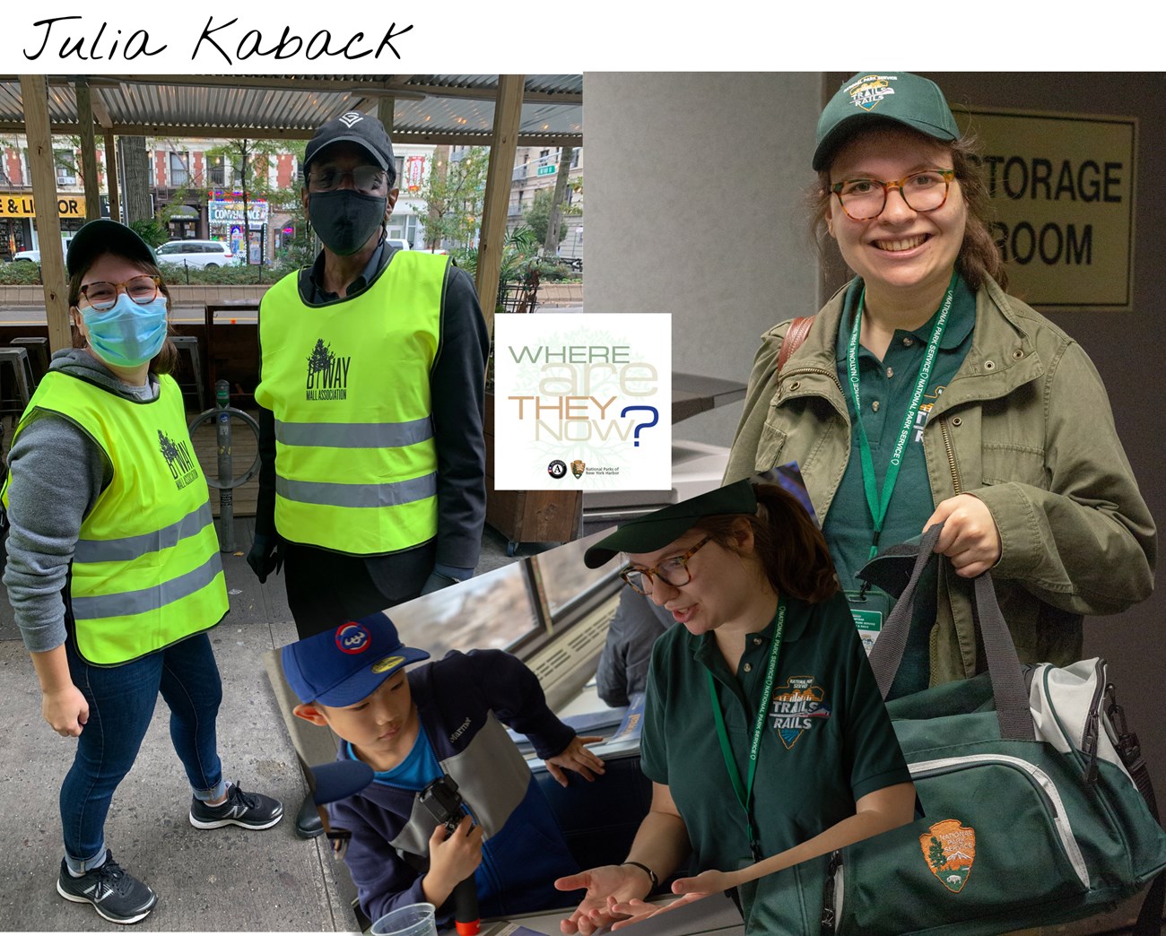 Former NPNH Intern Julia Kaback, then and now