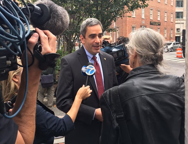 Stonewall National Monument press event