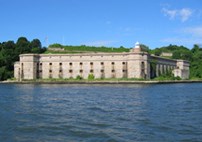 Battery Weed, one of two historic fortifications at Fort Wadsworth