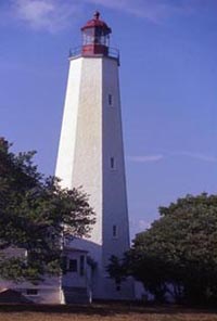 The lighthouse at Sandy Hook